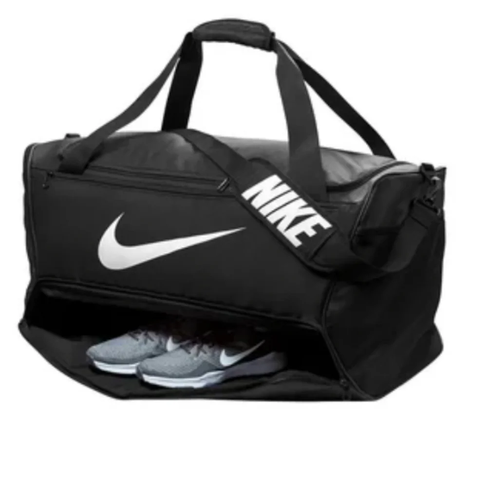 Nike Black and White Duffel Bag - Picture 1 of 10